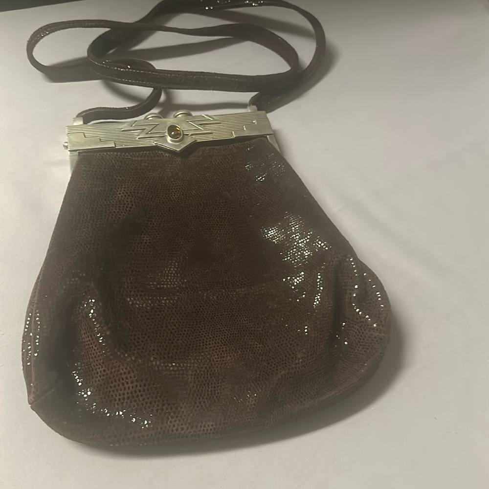 {vintage} James Culver Moulin Rouge leather purse